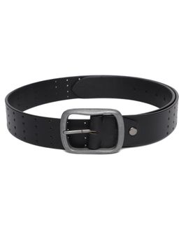 Cantabil - Solid Black Casual Belt