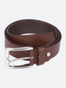 Cantabil - Textured Brown Formal Belt