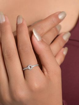 CLARA - Women 925 Sterling Silver Amalfi Open Circle Adjustable Ring
