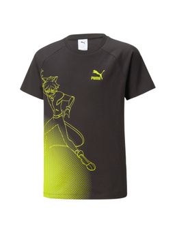Puma - X Miraculous Unisex Black T-Shirts