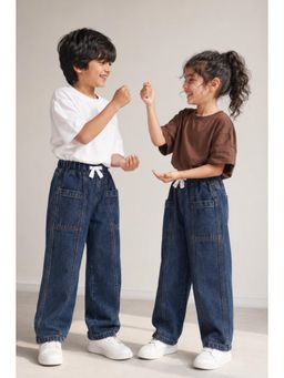 Tales & Stories - Unisex Dark Blue Denim Jeans