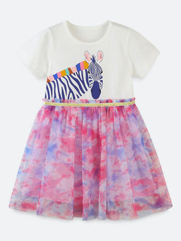 Oh Rare - Girl White & Pink Princess Dress