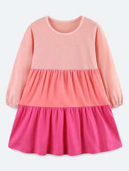 Oh Rare - Girl Multi-Color Leisure Cotton Princess Dress