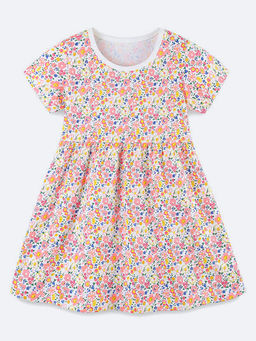 Oh Rare - Girl Multi-Color Floral Princess Dress