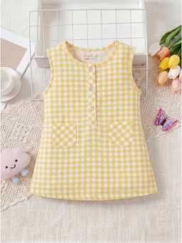 HELLCAT - Girls Yellow Cotton Dress