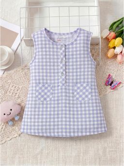 HELLCAT - Girls Lavender Cotton Dress
