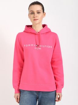 Tommy Hilfiger - Regular Fit Cotton Hoodie-Pink