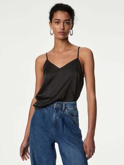 Marks & Spencer - Black Satin Top