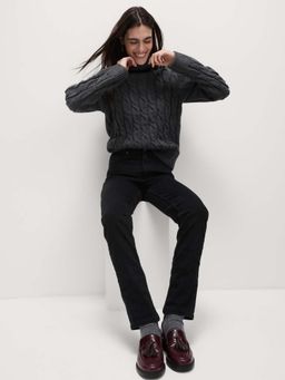 Marks & Spencer - Black Sienna Supersoft Straight Leg Jeans