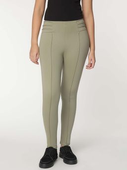 Marks & Spencer - Olive Plain Slim Fit Jeggings