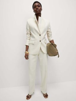 Marks & Spencer - Cream Single Breasted Blazer