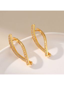 ESTAILO FASHION - Gilded Embrace Stud Earrings