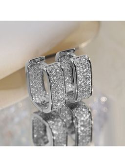 ESTAILO FASHION - Opulent Shine Hoops Earring
