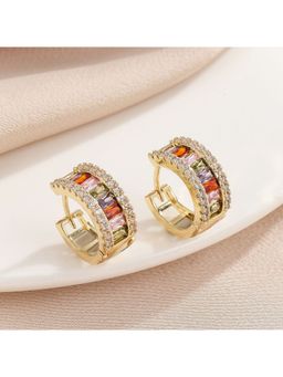 ESTAILO FASHION - Starlight Spectrum Hoops Earring