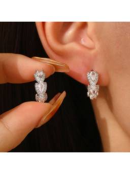 ESTAILO FASHION - Starlight Cascade Hoops Earrings