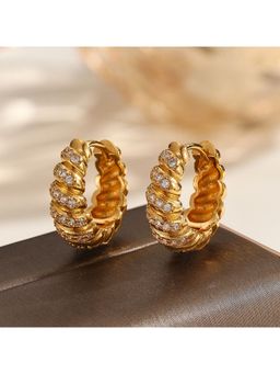 ESTAILO FASHION - Tiny Heart Bliss Hoops Earring