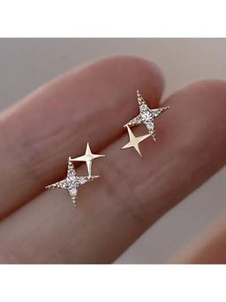 ESTAILO FASHION - Starburst Shine Stud Earrings