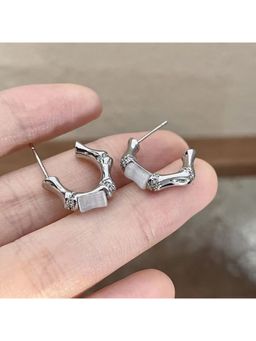 ESTAILO FASHION - Celeste Sparkle Hoops Earring