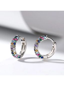ESTAILO FASHION - Ethereal Shine Hoops Earrings
