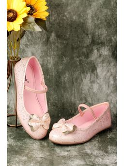 BOYZ N GALZ - Girls Pink Embellished Ballerinas