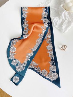 CrossKulture - Women Satin Printed Scarf