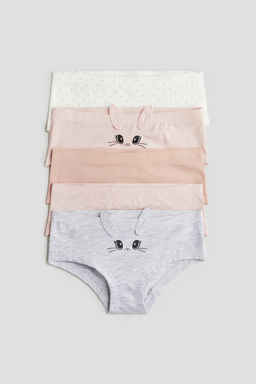 H&M - Girls 5-Pack Hipster Briefs