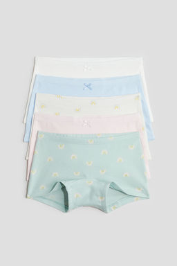 H&M - Girls 5-Pack Boxer Briefs