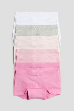 H&M - Girls 10-Pack Cotton Boxer Briefs