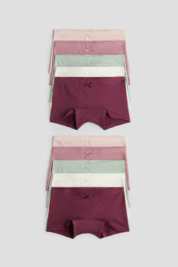 H&M - Girls 10-Pack Cotton Boxer Briefs