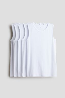 H&M - Boys 5-Pack Cotton Vest Tops