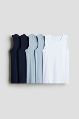 H&M - Boys 5-Pack Cotton Vest Tops