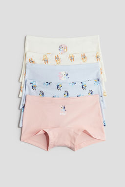 H&M - Girls 5-Pack Cotton Boxer Briefs