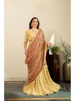 House of Inari - InayaStitched Blouse with Lehenga and Dupatta