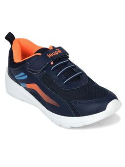LIBERTY - Leap7X Travel-2V Navy Blue Walking Shoes for Boys