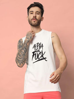 WEARDUDS - Mens Alpha As Fuck Gym T-Shirt