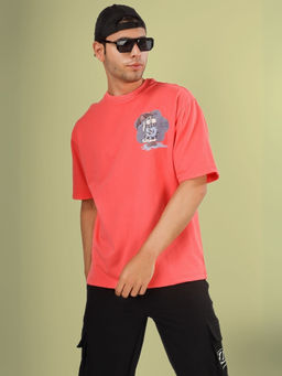 WEARDUDS - Mens Blue Lapin Over-Sized T-Shirt