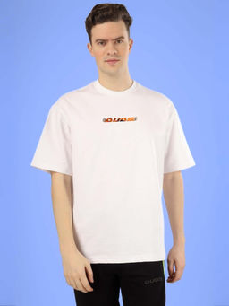 WEARDUDS - Mens White Gohan Over-Sized T-Shirt