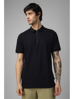 WEARDUDS - Mens Black Oversized Polo T-Shirt