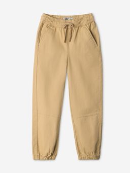 The Souled Store - Originals Solids: Sunny Sand Beige Boys Joggers