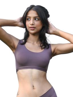 TFW - Wireless No Pad Slip On Bra Purple