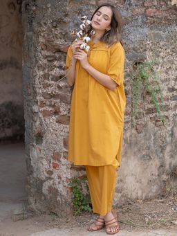 Babli - Mustard Yellow Co-Ord Set