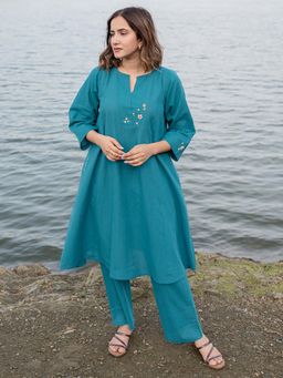 Babli - Lake Blue Co-Ord Set
