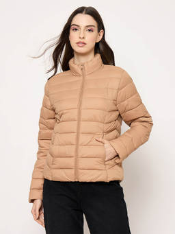 Madame - Quilted Khaki Puffer Jacket