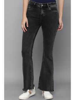 Allen Solly - Women Grey Regular Fit Dark Wash Jeans