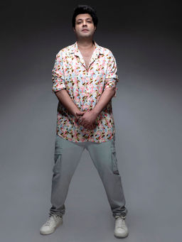 Instafab Plus - Men's Multi-Color Leaf Strokes Shirt