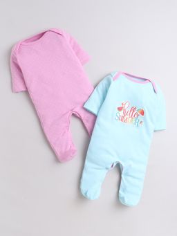 EIO - Multi-Color Printed Rompers (Pack of 2)