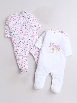 EIO - Multi-Color Printed Rompers (Pack of 2)