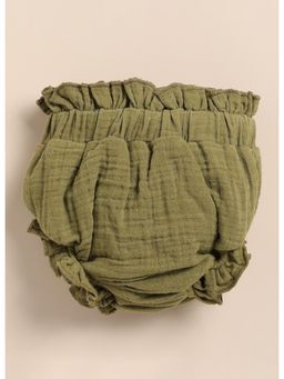 Cot and Candy - Green Solid Bloomer