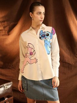 Kazo - Disney Stitch Graphic Print Shirt