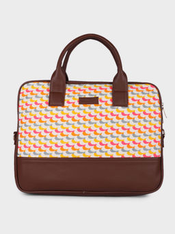 MINI WESST - Multi-Color Woven Messenger Bag with Detachable Strap